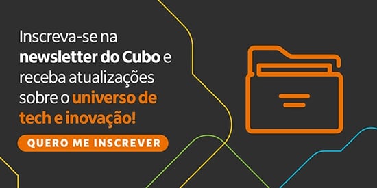 banner para inscrição na newsletter do cubo